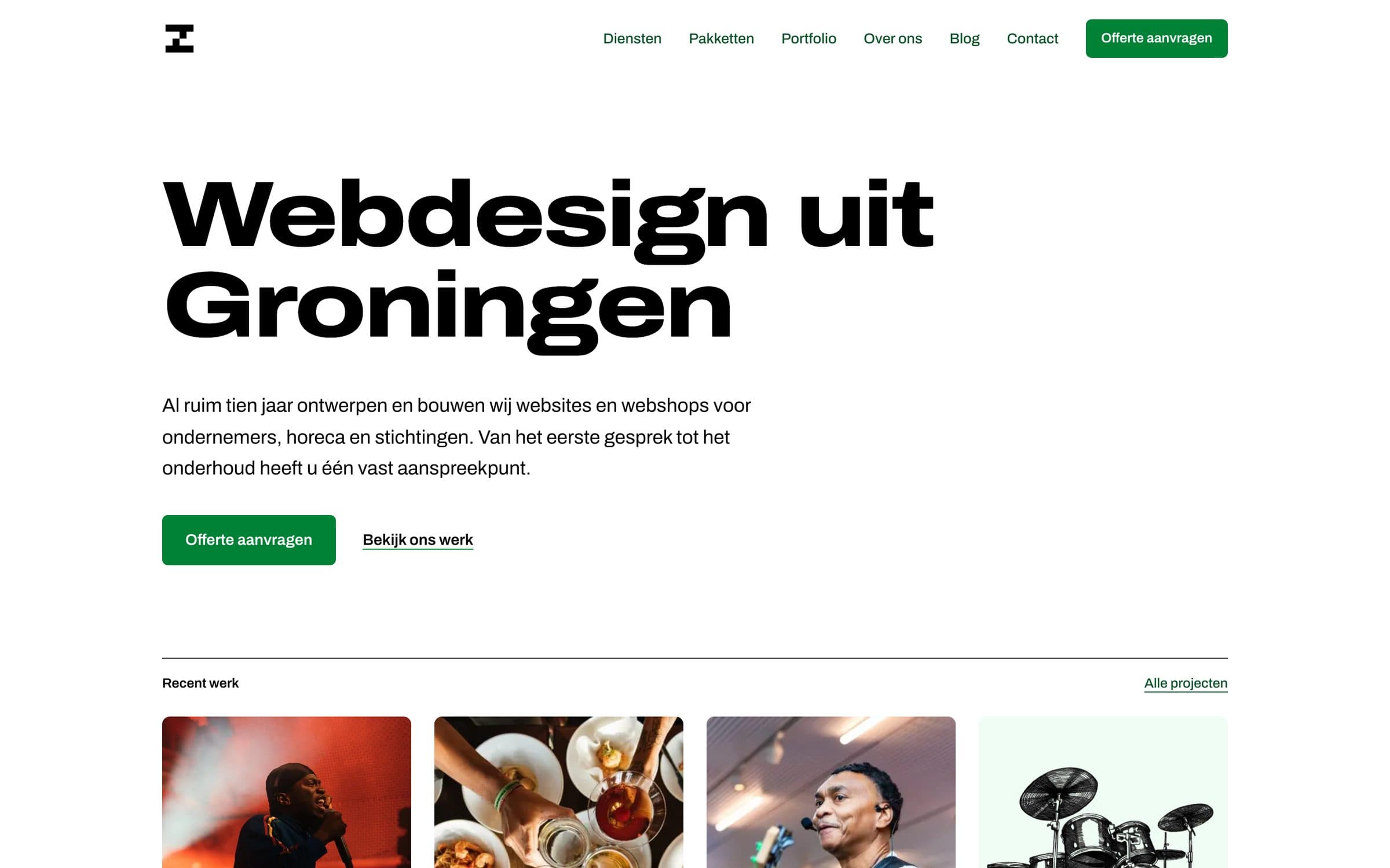Homepage of Zieck Design